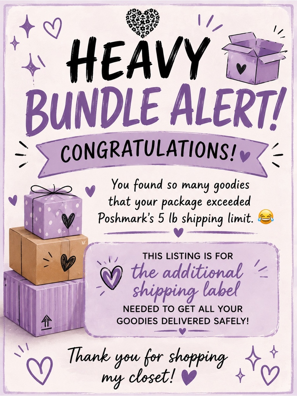 Additional Shipping Label